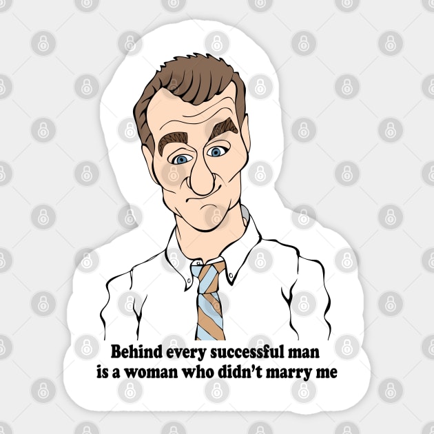 Al Bundy Sticker by cartoonistguy